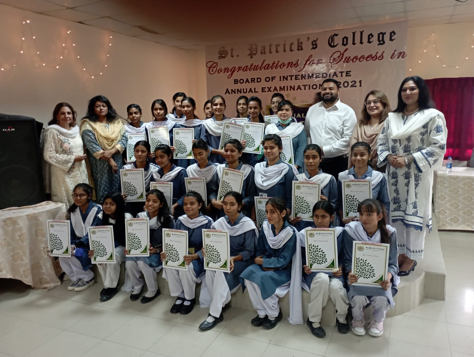 MLF Scholarship winners at St. Patrick's College - 2021